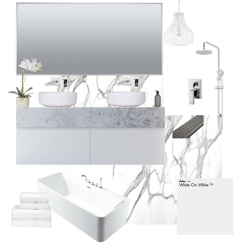 White bathroom Mood Board by Wonder on Style Sourcebook