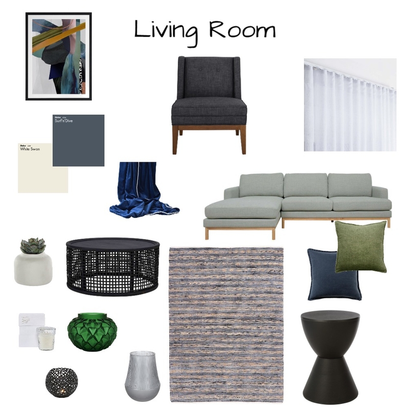 Living Room Mood Board by THattwell on Style Sourcebook