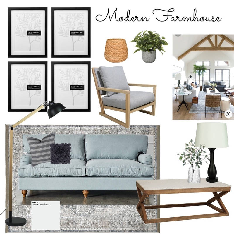 Modern Farmhouse Mood Board by aemillskalkee@gmail.com on Style Sourcebook