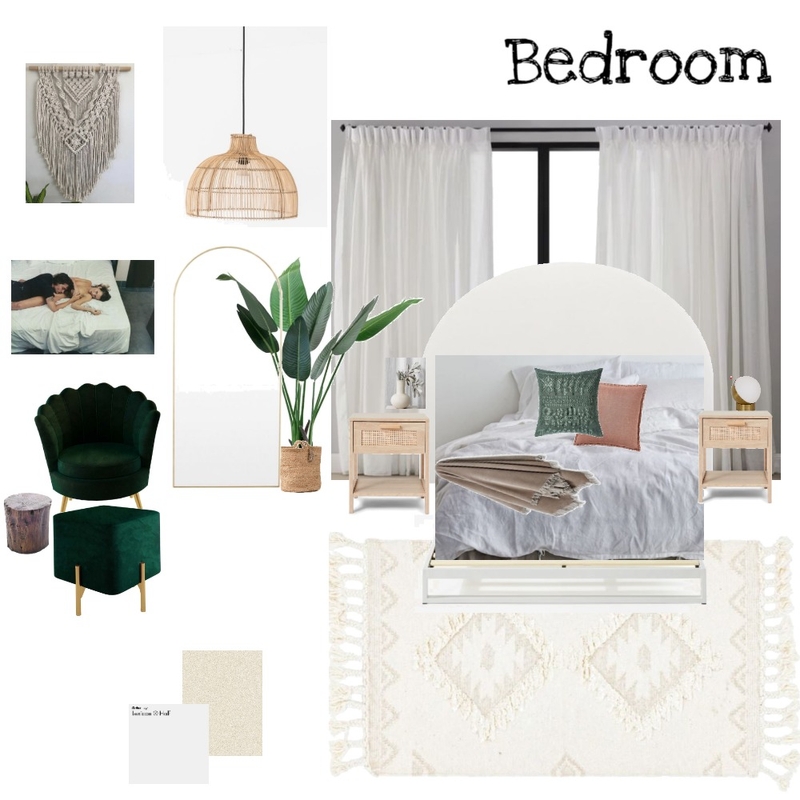 Boho Chic Bedroom Mood Board by celineinterior on Style Sourcebook