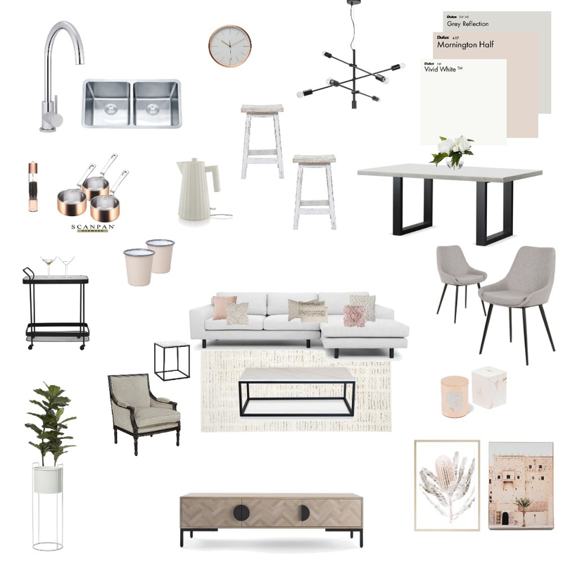 our living dining and kitchen Mood Board by Chappii on Style Sourcebook