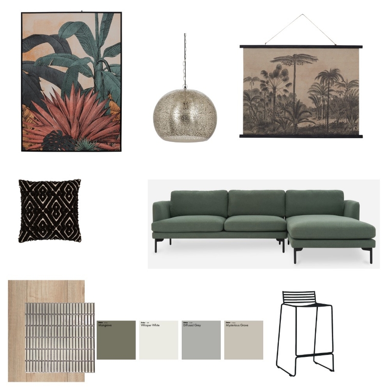 British colonial jungle Mood Board by The Stylin Tribe on Style Sourcebook