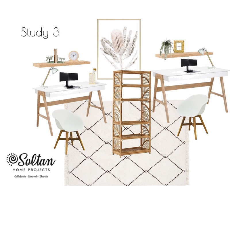 Study 3 Mood Board by Soltan Home Projects on Style Sourcebook