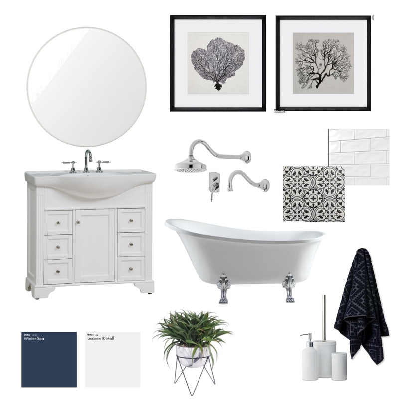 Bathroom Design Mood Board by bronwynfox on Style Sourcebook