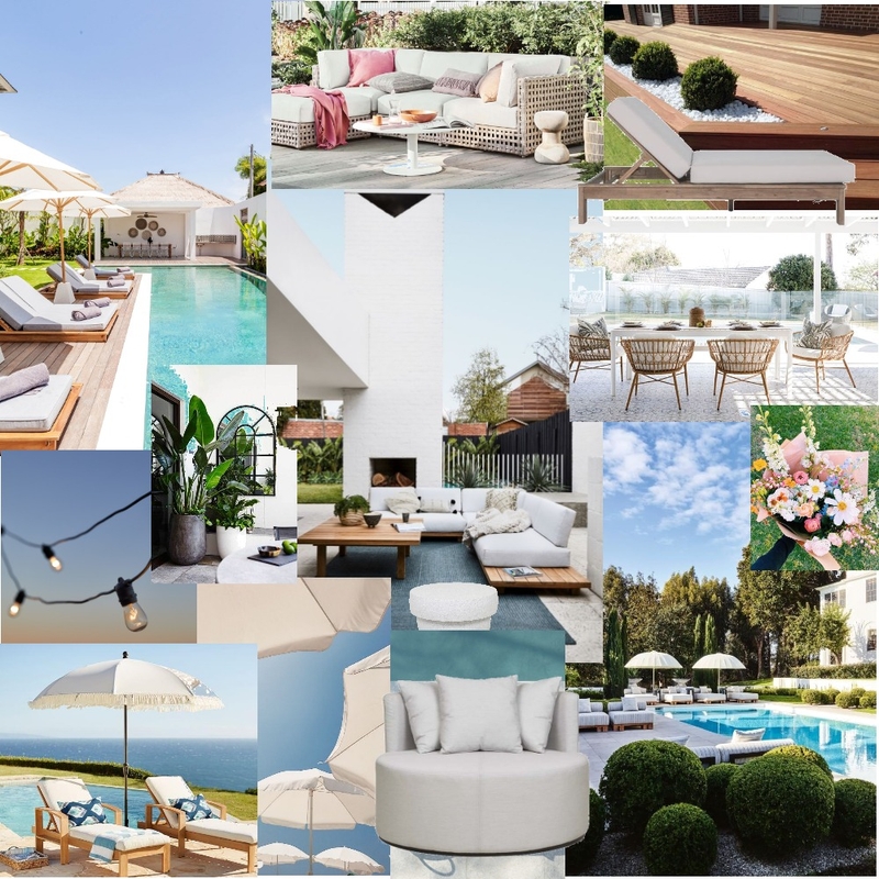 Pool living Mood Board by taylasnowball on Style Sourcebook