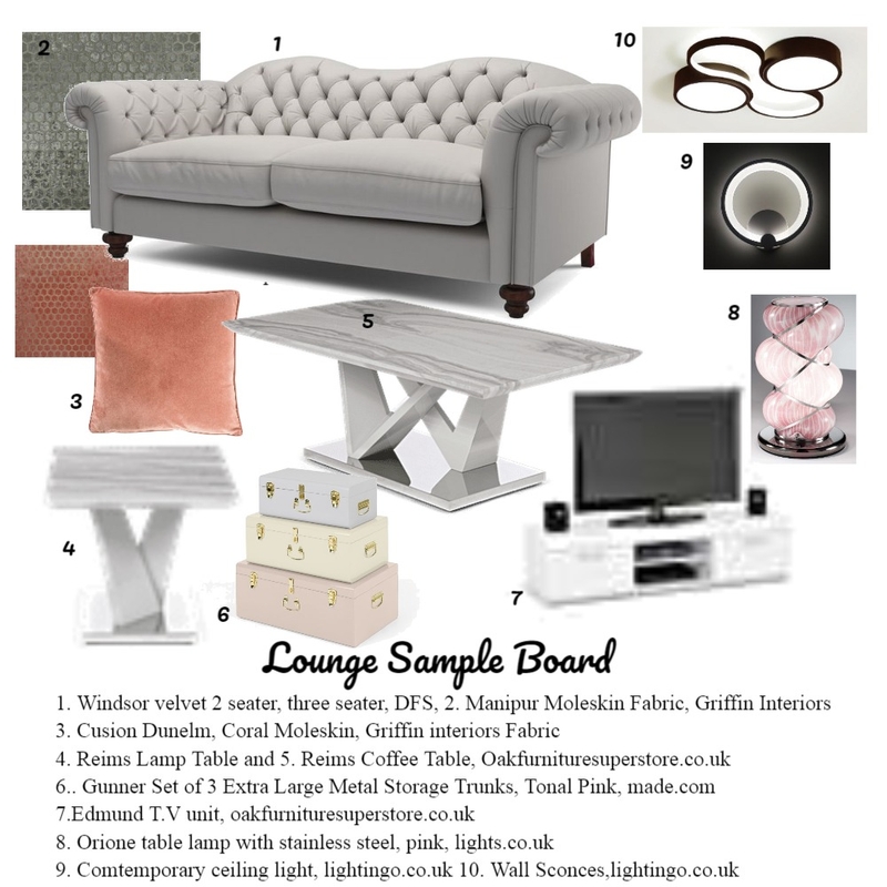 Lounge Mood Board by rupal1patel@hotmail.com on Style Sourcebook