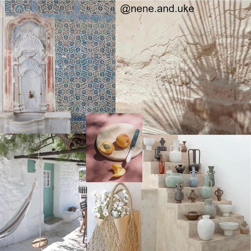 Mediterranean Summer Mood Board by nene&uke on Style Sourcebook