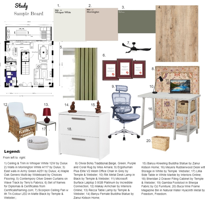 Module 9 Mood Board by Kathy Crichton on Style Sourcebook