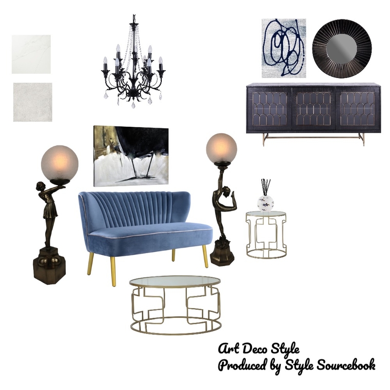 Art Deco moodboard Mood Board by reemazoro on Style Sourcebook