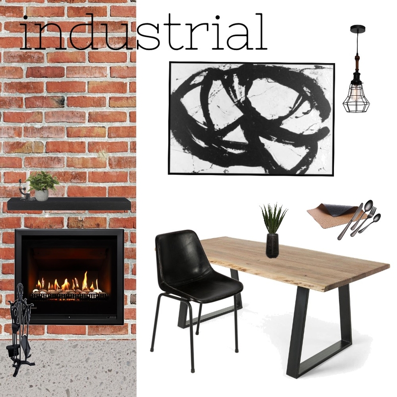 Industrial Mood Board by tylakippin on Style Sourcebook