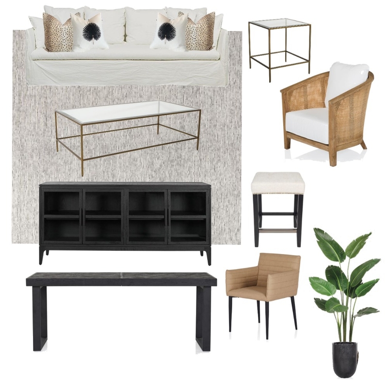 Michelle Living/Dinner - Option 1 dark chair Mood Board by courtneychristiecaraco on Style Sourcebook