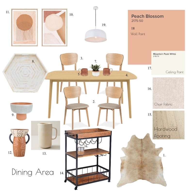 Dining Area Mood Board by GinelleChavez on Style Sourcebook