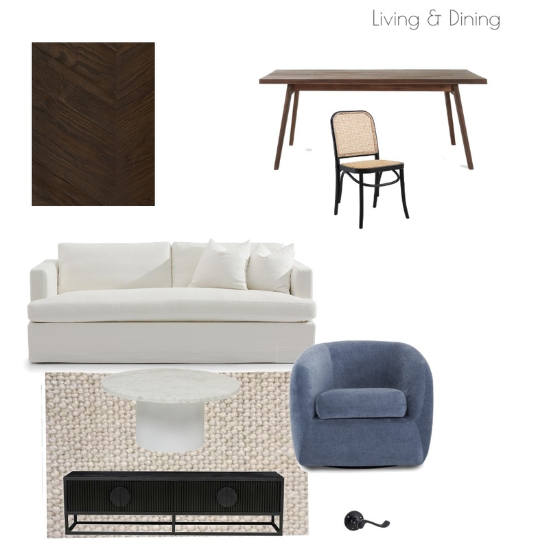 Living Room - Blue Chair #1 Mood Board by katemcc91 on Style Sourcebook