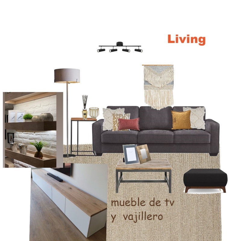 living lu con mueble Mood Board by fer on Style Sourcebook