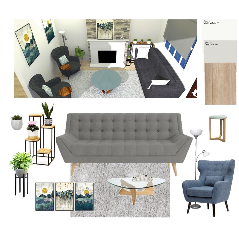 GRAY MID CENTURY Mood Board by Brayan on Style Sourcebook