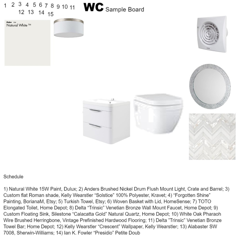 WC Mood Board by Udy on Style Sourcebook