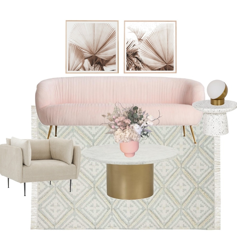 blush crush lounge Mood Board by stylebeginnings on Style Sourcebook