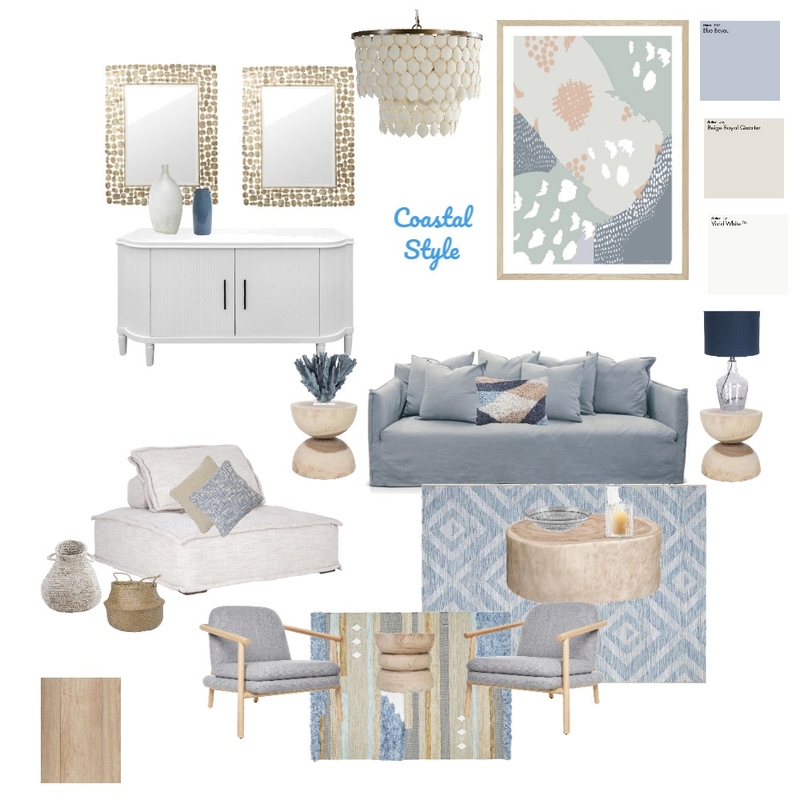 Coastal Mood Board by Elena A on Style Sourcebook