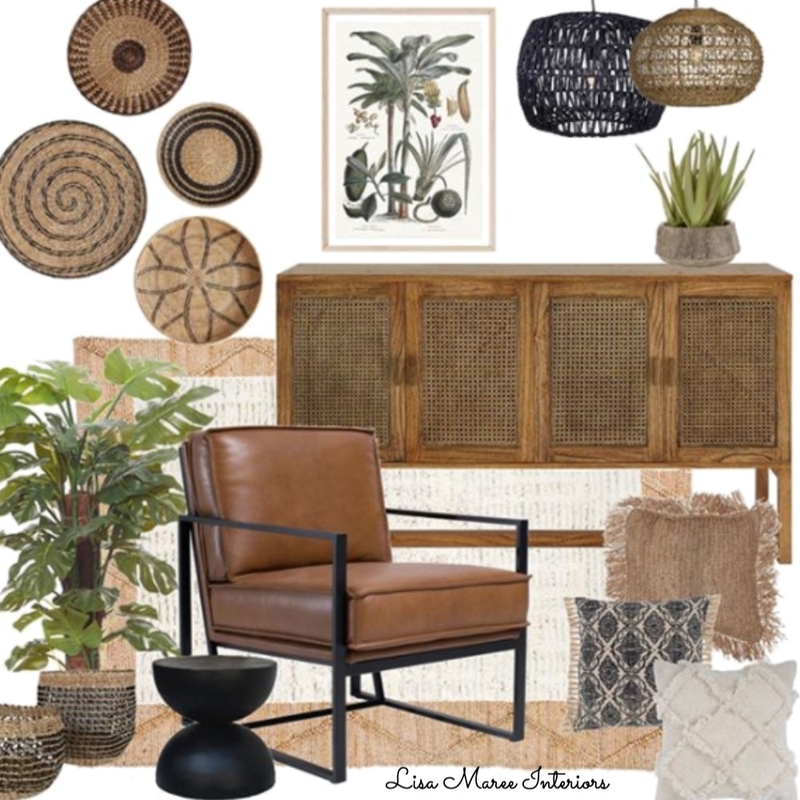 Boho Living Mood Board by Lisa Maree Interiors on Style Sourcebook