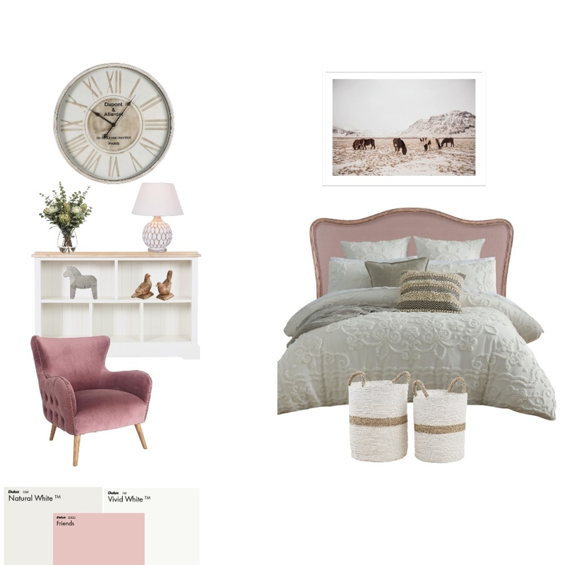 Farmhouse bedroom Mood Board by MM Styling on Style Sourcebook