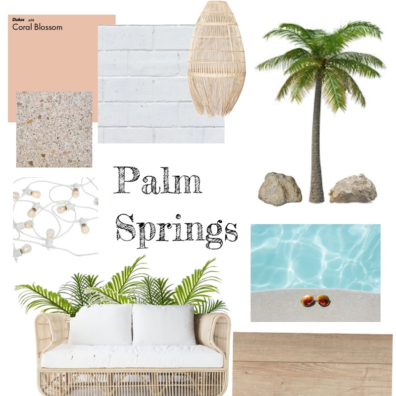 Palm Springs Mood Board by Roxy_Moodboards on Style Sourcebook