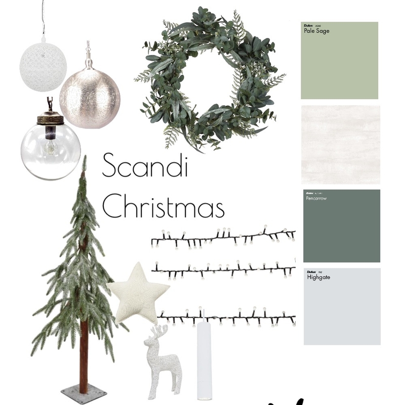 Scandi Xmas Mood Board by Jessicaloielo on Style Sourcebook