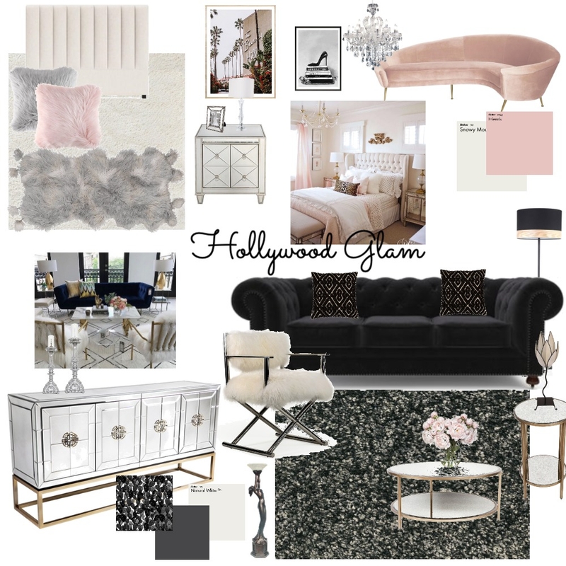 Hollywood Glam Mood Board by NL Creative Designs on Style Sourcebook