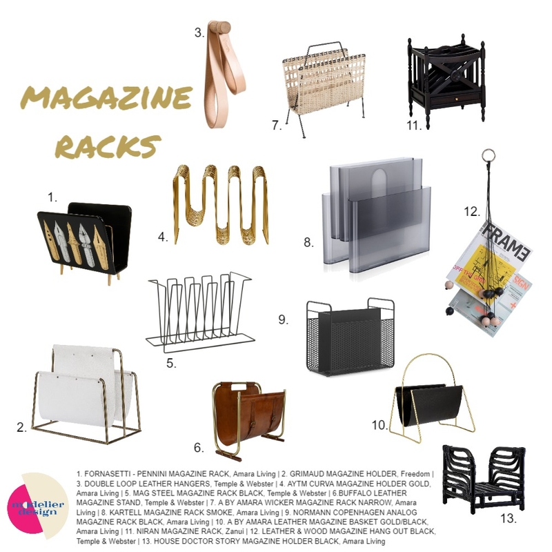 magazine racks Mood Board by Singular Style Design on Style Sourcebook