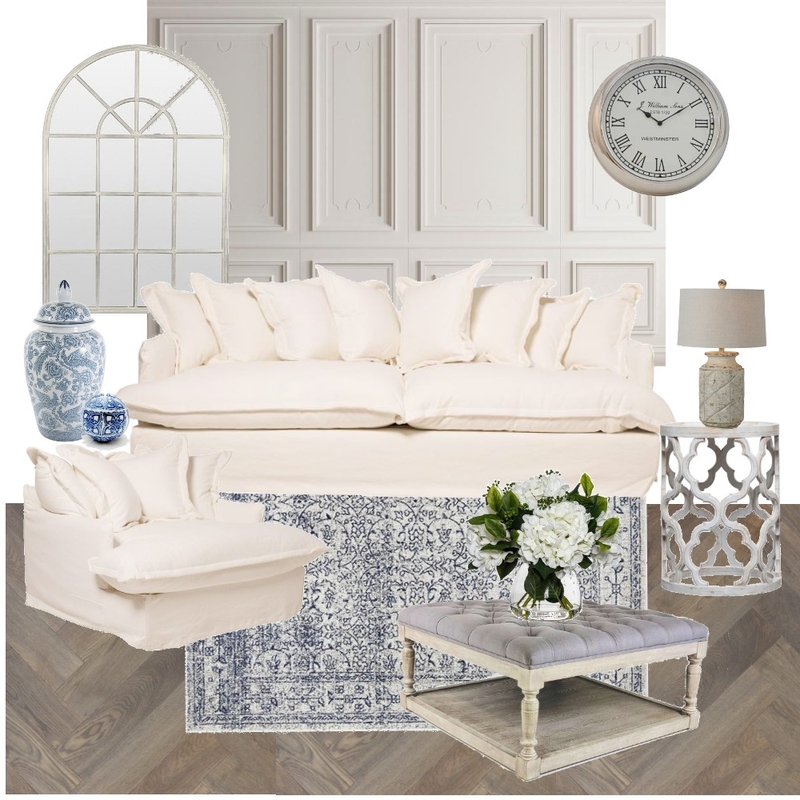 Hamptons Luxe Lounge Mood Board by hamptonsontheboulevard on Style Sourcebook