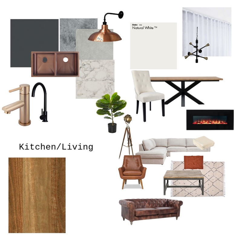 Kitchen/ Living Mood Board by LozJean on Style Sourcebook