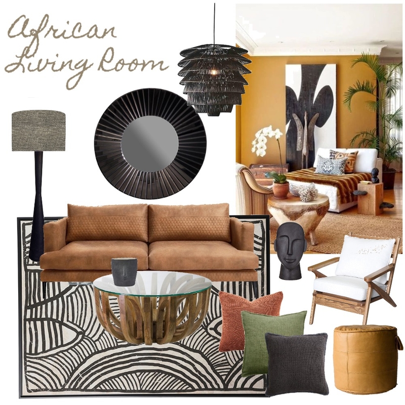 African Mood Board by georgia-noble on Style Sourcebook