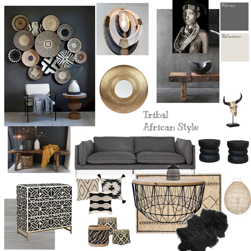 African Mood Board by Elena A on Style Sourcebook