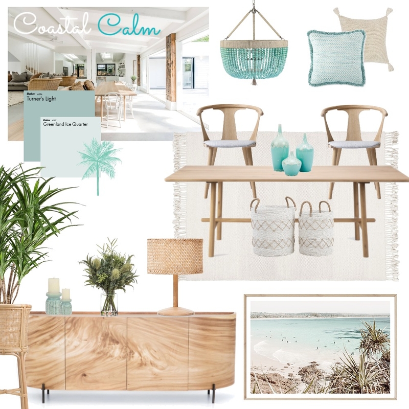 Coastal Dining Room FINAL Mood Board by dlm72 on Style Sourcebook