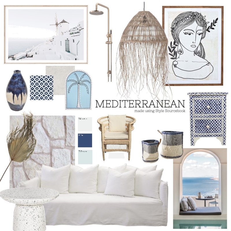 mediterannean Mood Board by SammyBoynton on Style Sourcebook