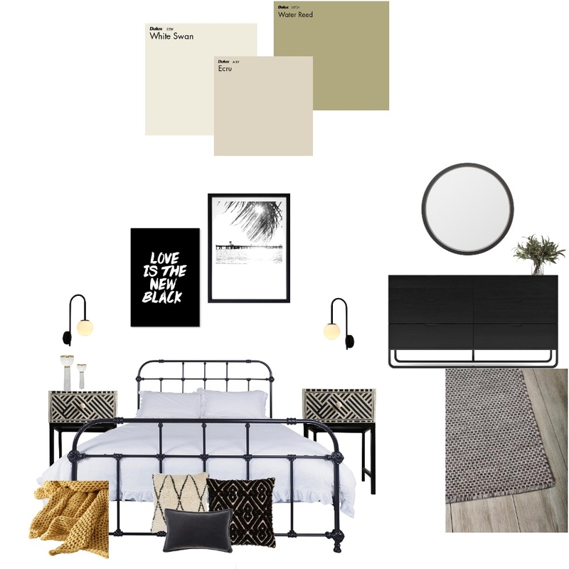 contemporary bedroom Mood Board by farmehtar on Style Sourcebook