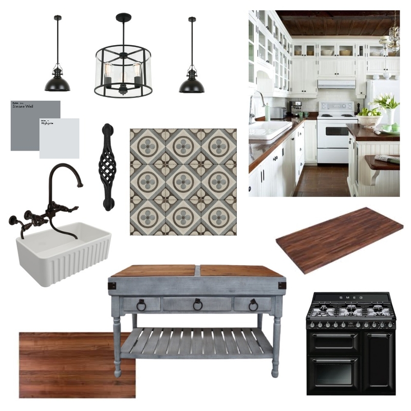 Vintage Kitchen Mood Board by Oak Hill Interiors on Style Sourcebook