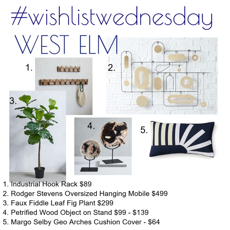 Wishlist Wednesday West Elm Mood Board by Kohesive on Style Sourcebook