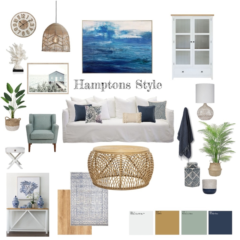 Hamptons Style 3 Mood Board by Mgj_interiors on Style Sourcebook