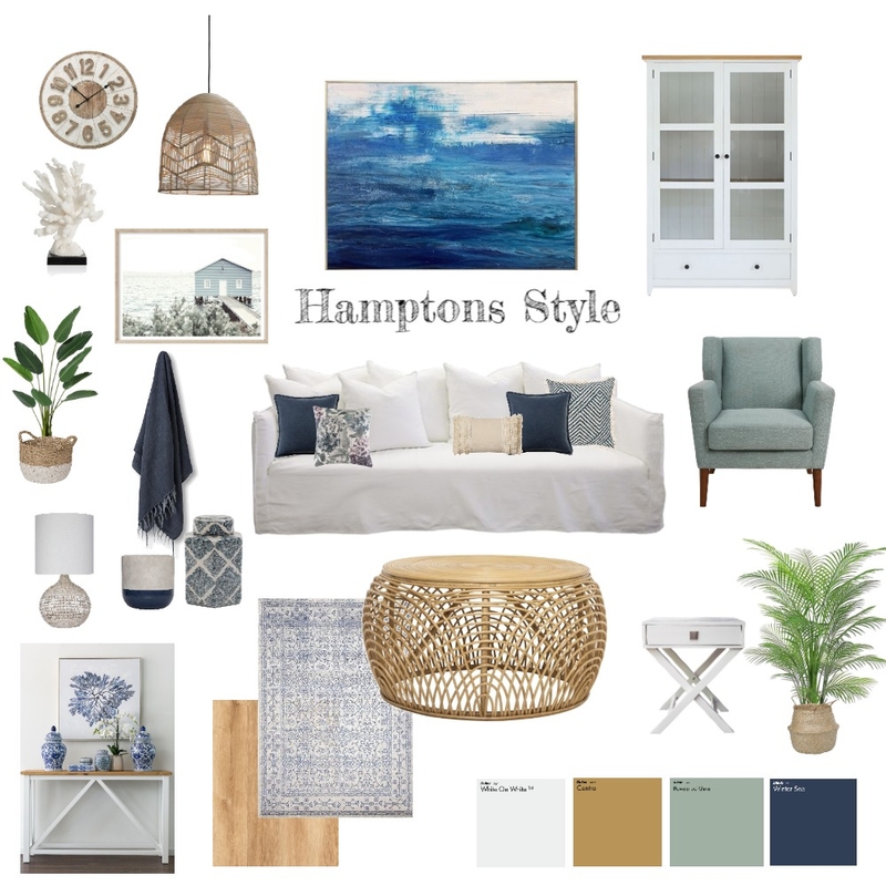 Hamptons Style 4 Mood Board by Mgj_interiors on Style Sourcebook