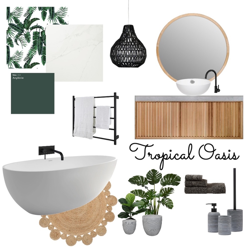Tropical Oasis Mood Board by MattStyles on Style Sourcebook