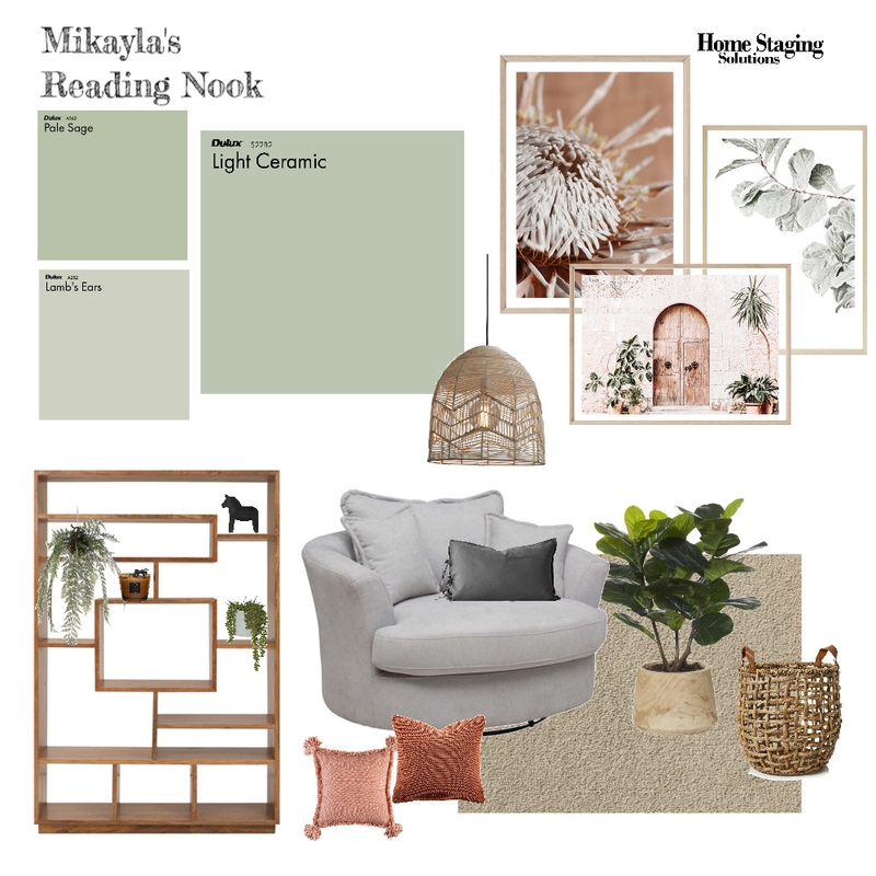 Mikayla's Reading Nook - Darby Lane Mood Board by Home Staging Solutions on Style Sourcebook
