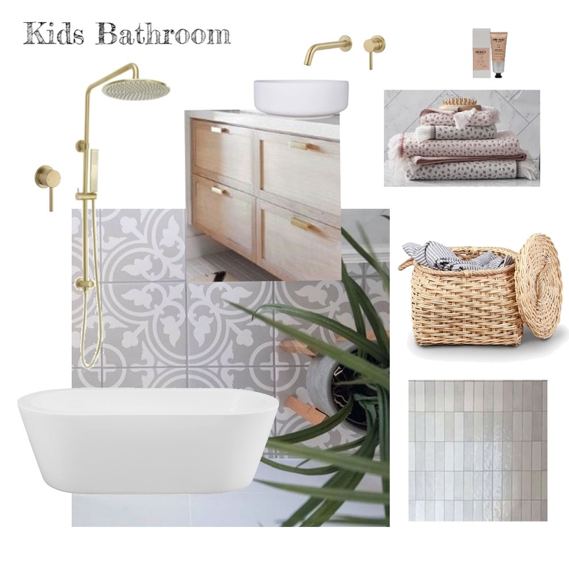Yack Block Kids Bathroom Mood Board by StephHogg on Style Sourcebook
