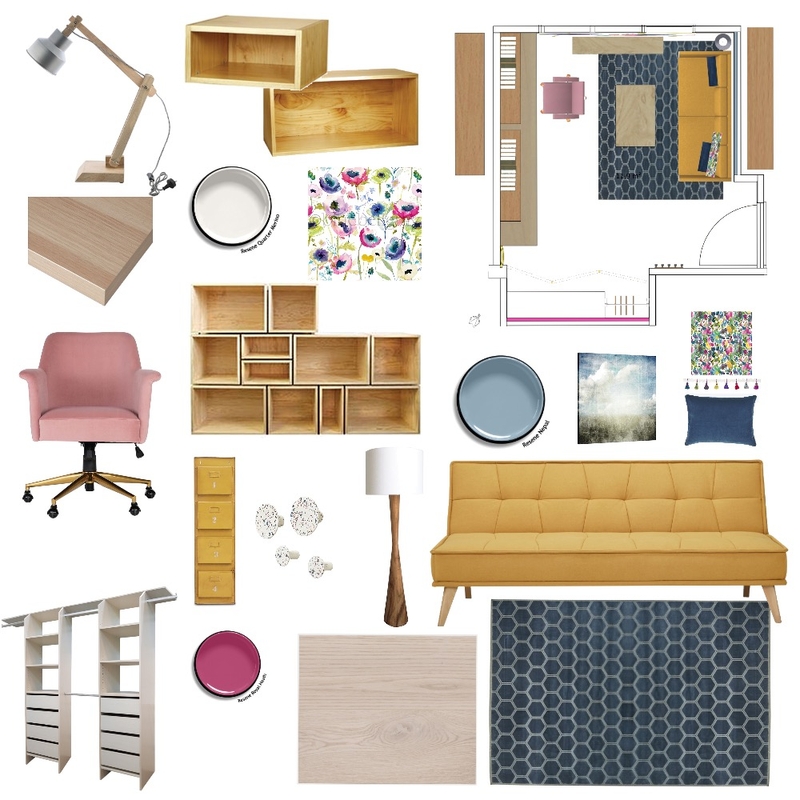 Charlotte Hobby room Mood Board by JenLow on Style Sourcebook