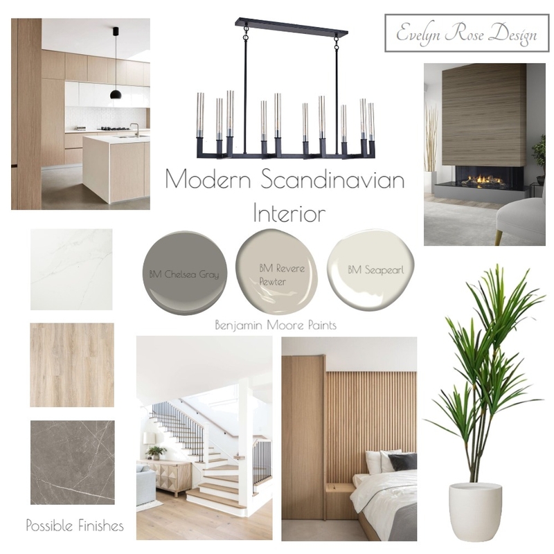 Scandinavian Modern Interior 3 Mood Board by Evelyn Rose Design on Style Sourcebook