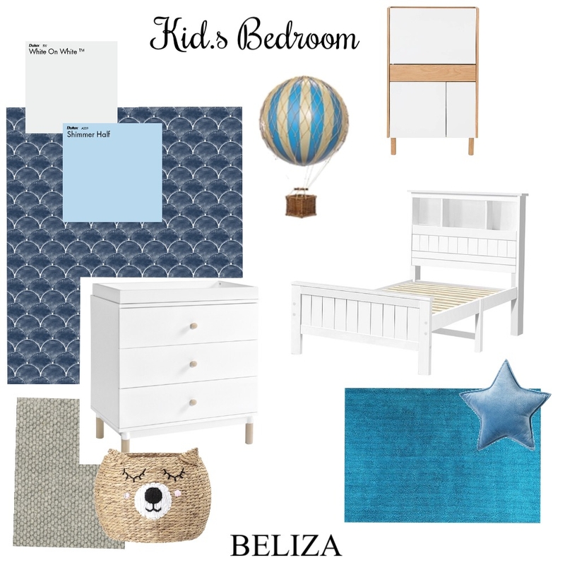 Kid.s Bedroom 👦 BELIZA Mood Board by BELIZA Interior Concept on Style Sourcebook