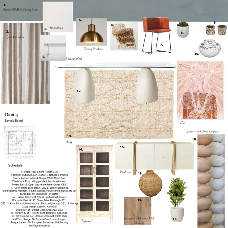 Dining Room Complete Mood Board by ShaeGriffiths on Style Sourcebook