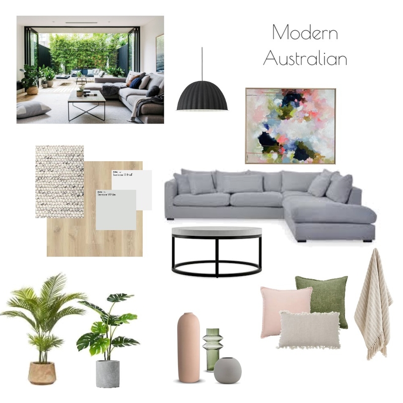 Modern Australian lounge room Mood Board by Jemma Herberte on Style Sourcebook