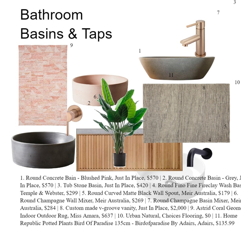 Bathroom Basins and Taps Mood Board by Marilena on Style Sourcebook
