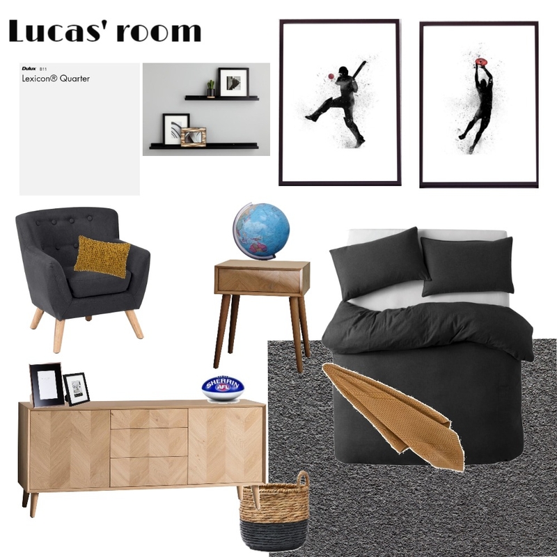 Lucas' room Mood Board by Bargello_Arden_Homes on Style Sourcebook