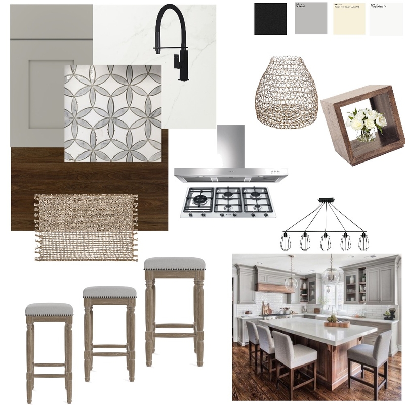 Modern farmhouse kitchen Mood Board by colleen_job on Style Sourcebook